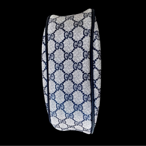 AUTHENTIC VINTAGE GUCCI OPHIDIA GG PLUS MESSENGER/CROSSBODY BLUE SYLVIE WEB - Picture 4 of 9